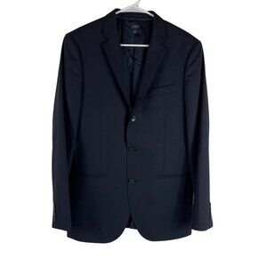 JCrew Super 120s Loro Piana Wool Ludlow Jacket Blazer 38R Mens Black